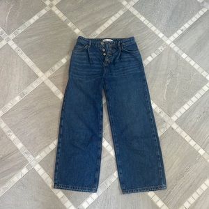 Zara jeans for girls, size 9, dark blue